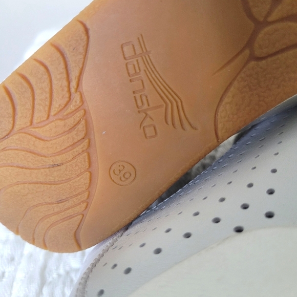 Dansko Orli Perforated Leather Sneakers Gray Lace Up I EU 39 I US 9 - Picture 9 of 11